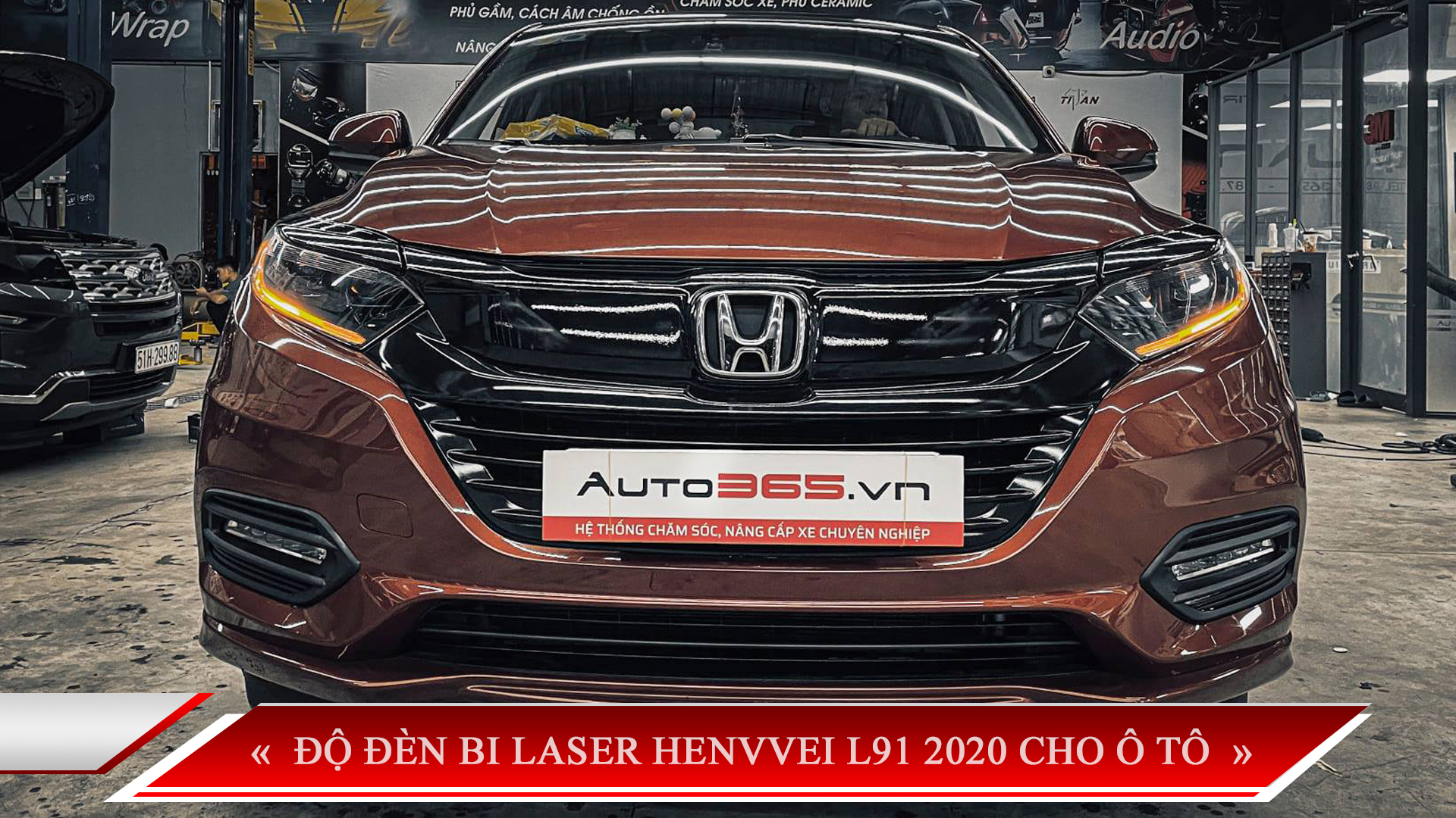 ĐỘ ĐÈN BI LASER HENVVEI L91 2020 CHO Ô TÔ